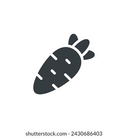 Carrot icon, Carrot vector illustration