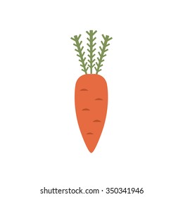carrot icon. vector illustration