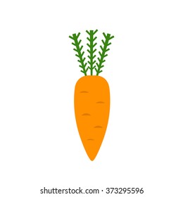 carrot icon. vector illustration