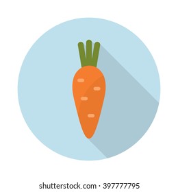 carrot icon. vector illustration