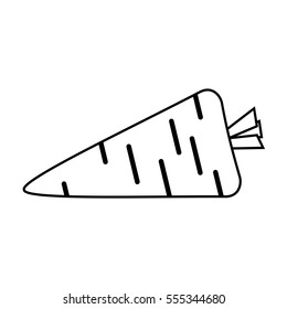 Carrot icon. Vector illustration