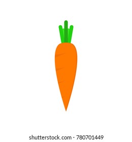 Carrot icon. Vector illustration.