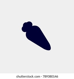 carrot icon, Vector illustration