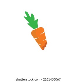 carrot  icon vector illustration design template