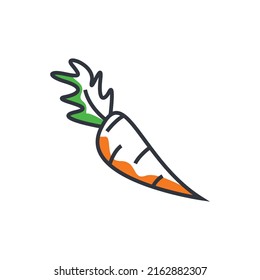 carrot  icon vector illustration design template