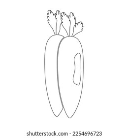 carrot icon vector illustration design