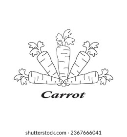 Carrot icon vector illustration design