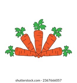 Carrot icon vector illustration design