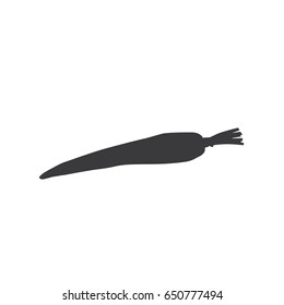 Carrot icon, vector illustration design. Vegetables collection.