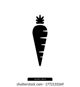  Carrot Icon Vector Illustration Logo Template 
