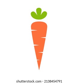 Carrot icon vector illustration. Perfect for logo or element design