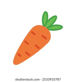 ícone de cenoura vetor estilo de ilustração