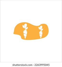 CARROT ICON VECTOR ILLUSTRATION SYMBOL DESIGN
