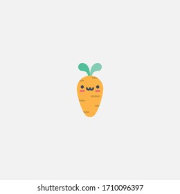 carrot icon vector illustrator sign