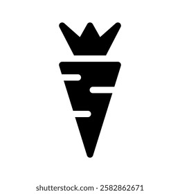 Carrot Icon Vector Symbol Design Illustration