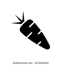 Carrot icon, vegetable vector design templates on white background