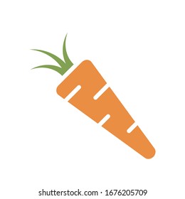 Carrot icon, vegetable vector design templates on white background