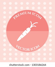 Carrot Icon for Web, Applications, Software & Graphic Designs.