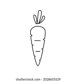 Karottensymbole, Vektorelemente für Infografik-Web