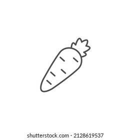 Carrot icons  symbol vector elements for infographic web