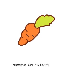 carrot icon.vector icon