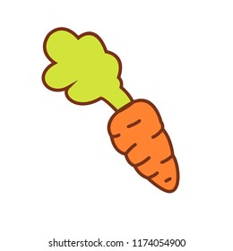 carrot icon.vector icon