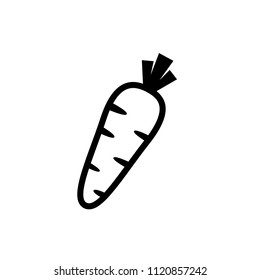 Carrot icon,vector illustration. Flat design style. vector carrot icon illustration isolated on White background, carrot icon Eps10. carrot icons graphic design vector symbols.