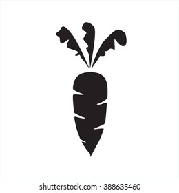 Carrot illustration background 