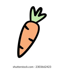 carrot Illustration vector icon illustration asset