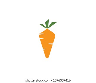 carrot ilustration logo vector template