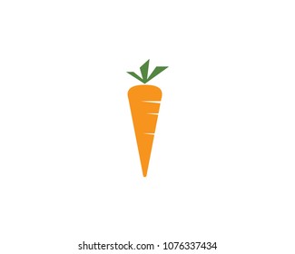carrot ilustration logo vector template