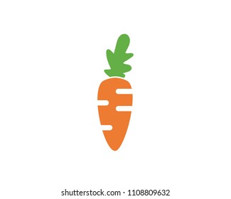 carrot ilustration logo vector template