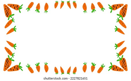 The carrot image background design is suitable for design presentations, content templates and others