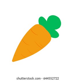 carrot isolated vector