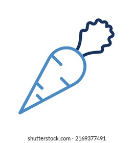 Carrot Isolated Vector icon which can easily modify or edit

