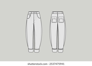  Carrot is a jeans fit wide around the hips with a lower waist, but slims down at the calves and ankles.