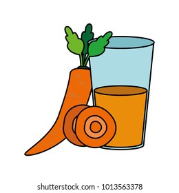 Carrot and juice design