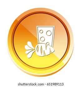 carrot juice glass icon