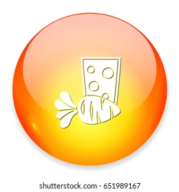 carrot juice glass icon