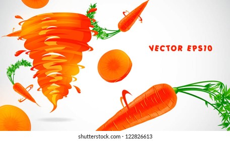 carrot with juicy twister
