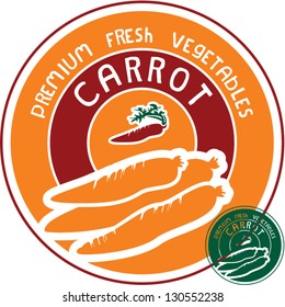 Carrot label.