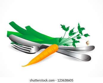Carrot, leek and the silver set