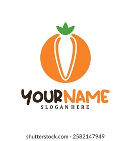 Carrot logo design concept vector. Carrot Logo Design Template. Creative Symbol. Icon