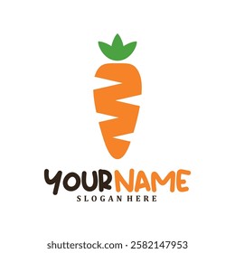 Carrot logo design concept vector. Carrot Logo Design Template. Creative Symbol. Icon