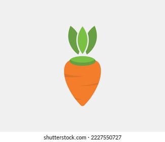 carrot logo design draw artwork daily work art design illustration