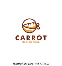 Carrot logo design template vector illustration