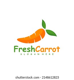 Carrot logo design vector, Creative Carrot logo design Template Illustration