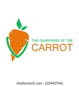 Carrot logo design vegetable icon vector logo template carrot logo element - vector