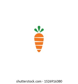 Carrot Logo Icon Design Template Vector Illustration