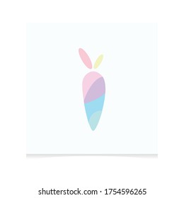 Carrot logo icon design template vector